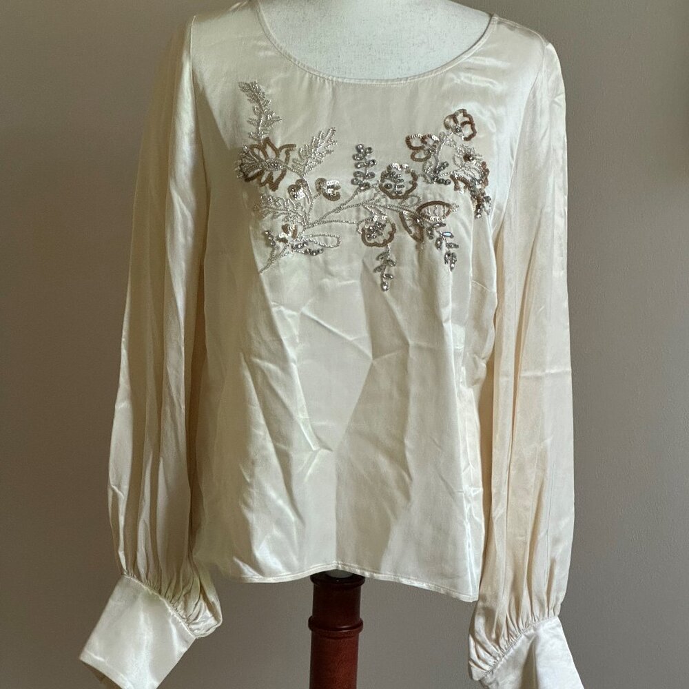 Tracy Reese embroidered Hope for Flowers blouse  - Large